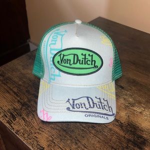 Multi color Von Dutch Hat